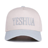 ..1014 Yeshua Feelings Two Tone Canvas Cotton Cap SI-28858: DENIM-189793 / OS