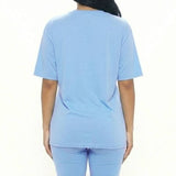 Loose Fit Top & Bike Shorts Set