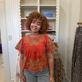 THML Blouse Pumpkin