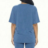 Loose Fit Top & Bike Shorts Set