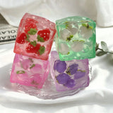 Cute Fruit Cheese Squishy Stress Relief Toy