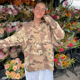 What a Friend in Jesus Camo Shacket: S