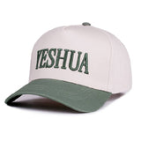 ..1014 Yeshua Feelings Two Tone Canvas Cotton Cap SI-28858: FLORAL-189791 / OS