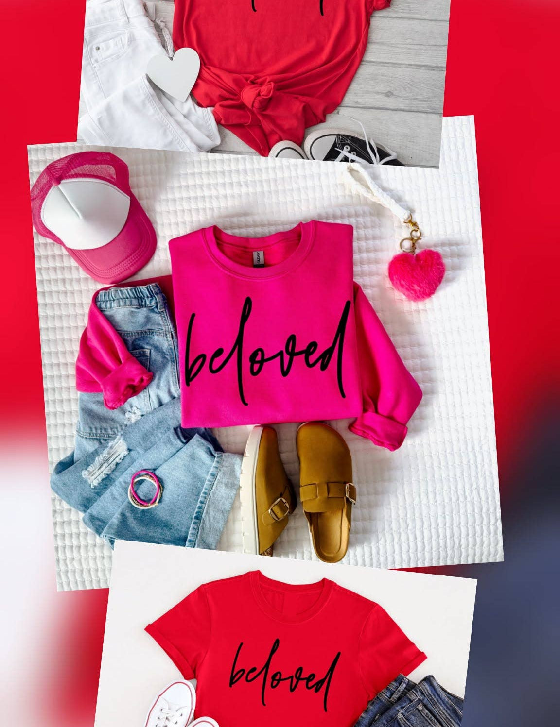 New Beloved Pink Christian Valentine Graphic sweatshirt : XL