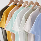 Basic cotton tee crewneck short sleeve top -20 colors