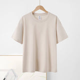Basic cotton tee crewneck short sleeve top -20 colors