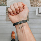 Highs and Lows Wristband: Black