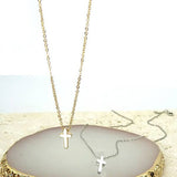 CLASSIC MINI CROSS NECKLACE | 47N15737-CROSS: SILVER