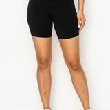 Buttery-Soft Activewear Biker Shorts 6 In Inseam
