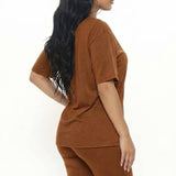 Loose Fit Top & Bike Shorts Set