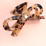 LARGE CUTE BOW RIBBON RHINESTONE HAIR CLAW CLIPS | 40H810