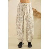 Printed French Terry Pants: Camo B / M