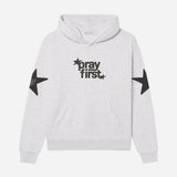 Pray First Unisex Hoodie: S
