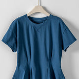 Pleated Waist Tee