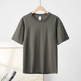 Basic cotton tee crewneck short sleeve top -20 colors