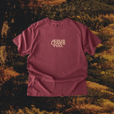 NEW || Comfort Colors Logo Tee || Crimson: S