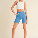 Buttery-Soft Activewear Biker Shorts 6 In Inseam