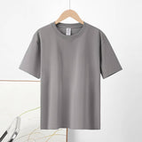 Basic cotton tee crewneck short sleeve top -20 colors