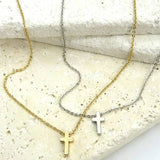 CLASSIC MINI CROSS NECKLACE | 47N15737-CROSS: SILVER