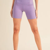 Buttery-Soft Activewear Biker Shorts 6 In Inseam