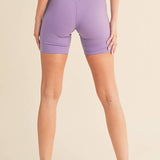 Buttery-Soft Activewear Biker Shorts 6 In Inseam