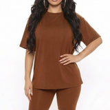 Loose Fit Top & Bike Shorts Set