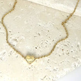 CLASSIC MINI HEART NECKLACE  | 47N15737-HEART: SILVER