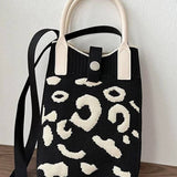 ....1110 Leopard Canvas Minimalist Bag SI-29045: IVORY-191304 / OS
