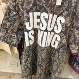 Jesus is King Snake Print