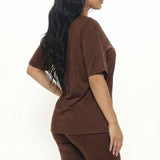 Loose Fit Top & Bike Shorts Set