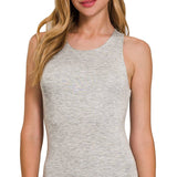 ',...Premium Rayon Double Layered  Tank Top: DKBRUSH-168995 / L