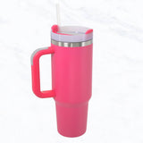 40 oz, Stainless Steel and Silicon Tumbler