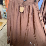 Dove Embroidered Skirt