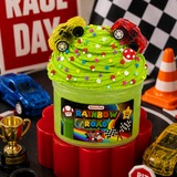 Rainbow Road Race Car Slime