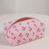 STRAWBERRY WESTERN BOW MAKEUP COSMETIC POUCH BAG | 40P544: BOW BLUE