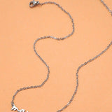 18K STAINLESS STEEL TARNISH FREE MAMA NECKLACE | 40NK9479: GOLD