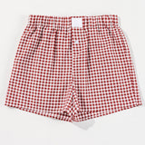 66 Gingham Printed High Waist Shorts (S-XL)