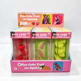 Random Fruit Ice Cube Stress Relief Squishy Toy