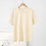Basic cotton tee crewneck short sleeve top -20 colors