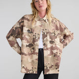 What a Friend in Jesus Camo Shacket: S