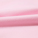 Embroidered Bow Lantern Sleeve Oversized Pullover Sweatshirt: Light Pink / 65%Polyester+35%Cotton / M