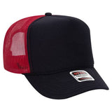 Otto 5-Panel High Crown Foam Trucker Hats, Mesh Back Cap - 39-165