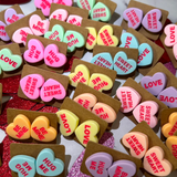 Valentines Mix Heart Stud Earrings