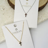 CLASSIC MINI CROSS NECKLACE | 47N15737-CROSS: SILVER