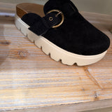 Black Faux Suede