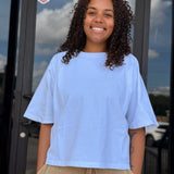 Oversized cotton shirt