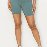 Buttery-Soft Activewear Biker Shorts 6 In Inseam