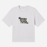 Pray First Heavyweight Tee: L
