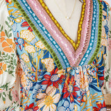 Fashion Crochet Boho Half & Long Sleeve Floral Blouse(S-4X): As shown / Missy / M