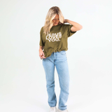 "The Earthtone Tees" - Mocha/Blush: S